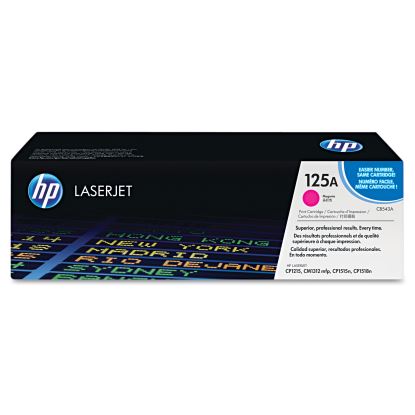 HP 125A, (CB543A) Magenta Original LaserJet Toner Cartridge 1