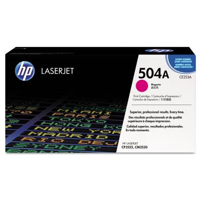 HP 504A, (CE253A) Magenta Original LaserJet Toner Cartridge 1