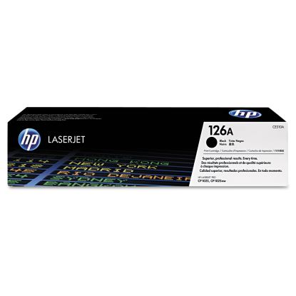 HP 126A, (CE310A) Black Original LaserJet Toner Cartridge 1