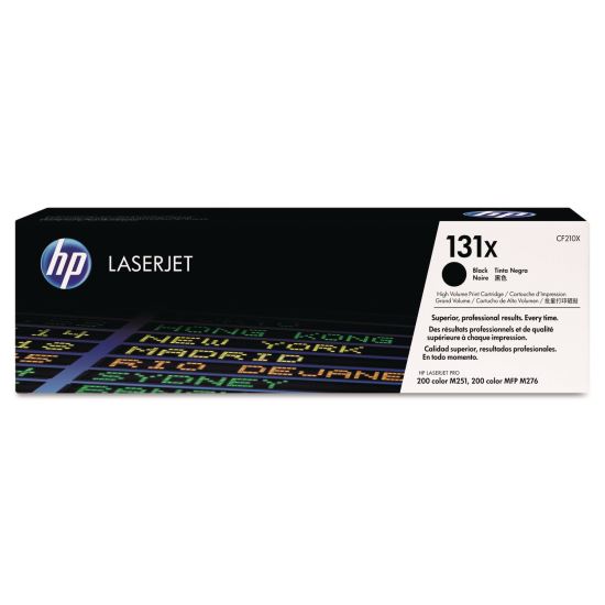 HP 131X, (CF210X) High-Yield Black Original LaserJet Toner Cartridge 1