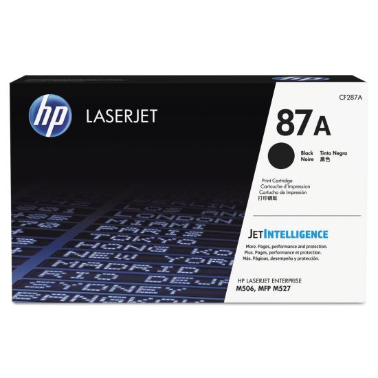 HP 87A, (CF287A) Black Original LaserJet Toner Cartridge 1