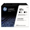 HP 87X, (CF287X-D) 2-Pack High-Yield Black Original LaserJet Toner Cartridges 1