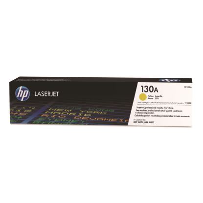 HP 130A, (CF352A) Yellow Original LaserJet Toner Cartridge 1