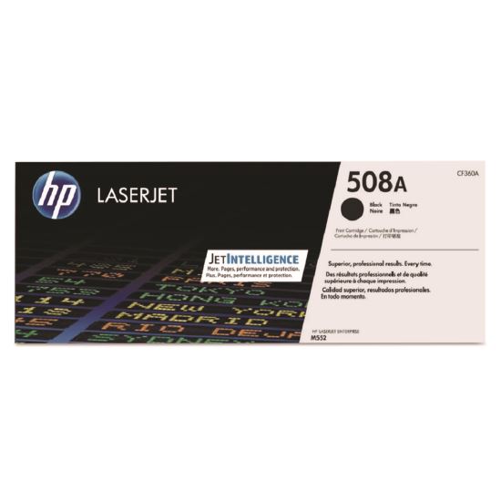 HP 508A, (CF360A) Black Original LaserJet Toner Cartridge 1