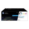 HP 410A, (CF410A-Q) 4-Pack Black/Cyan/Magenta/Yellow Original LaserJet Toner Cartridges 1