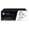 HP 410X, (CF410X-D) 2-Pack High-Yield Black Original LaserJet Toner Cartridges 1