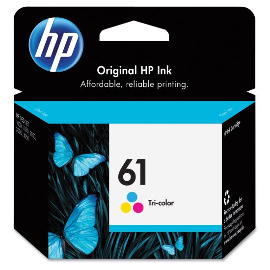 HP 61, (CH562WN) Tri-Color Original Ink Cartridge 1