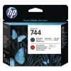 HP 744, (F9J88A) Chromatic Red/Matte Black Printhead 1