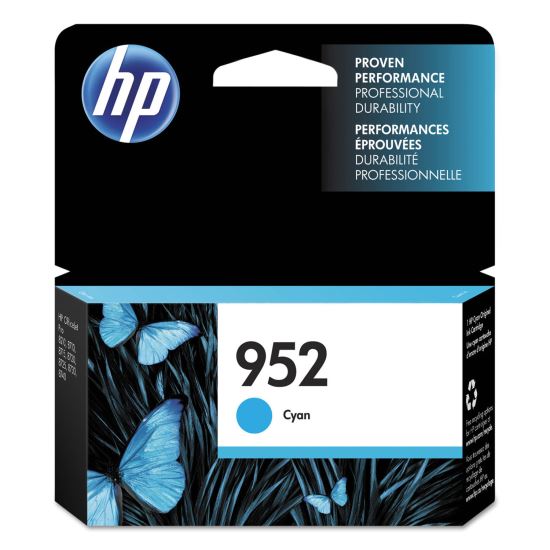 HP 952, (L0S49AN) Cyan Original Ink Cartridge 1