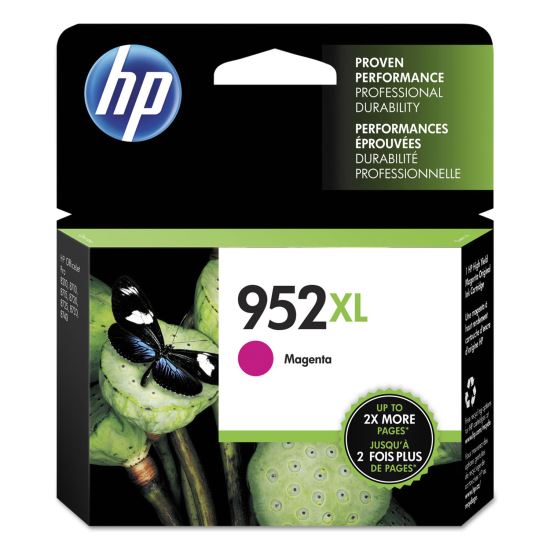 HP 952XL, (L0S64AN) High-Yield Magenta Original Ink Cartridge 1