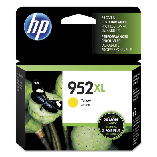 HP 952XL, (L0S67AN) High-Yield Yellow Original Ink Cartridge 1