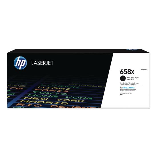 HP 658X, (W2000X) High-Yield Black Original LaserJet Toner Cartridge 1