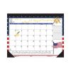 Recycled Desk Pad Calendar, Earthscapes Seasonal Artwork, 22 x 17, Black Binding/Corners,12-Month (July-June): 2022-2023 1