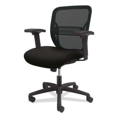 Gateway Mid-Back Task Chair, Supports Up to 250 lb, 17" to 22" Seat Height, Black 1