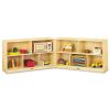 Fold-n-Lock Storage Units, 48w x 15d x 29.5h, White 2