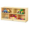 Toddler Single Mobile Storage Unit, 48w x 15d x 24.5h, White 2