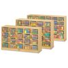 Tray Mobile Cubbie, 48w x 15d x 35.5h, Birch 1