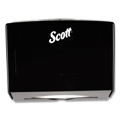 Scottfold Folded Towel Dispenser, 10.75 x 4.75 x 9, Black 1