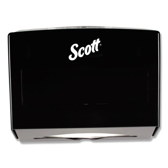 Scottfold Folded Towel Dispenser, 10.75 x 4.75 x 9, Black 1