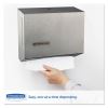 Windows Scottfold Compact Towel Dispenser, 10.6 x 4.75 x 9, Stainless Steel 2