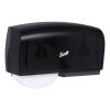 Essential Coreless Twin Jumbo Roll Tissue Dispenser, 20 x 6 x 11, Black 1
