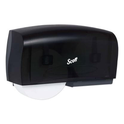 Essential Coreless Twin Jumbo Roll Tissue Dispenser, 20 x 6 x 11, Black 1