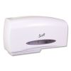 Essential Coreless Twin Jumbo Roll Tissue Dispenser, 20 x 6 x 11, White 1