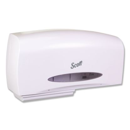 Essential Coreless Twin Jumbo Roll Tissue Dispenser, 20 x 6 x 11, White 1