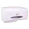 Essential Coreless Twin Jumbo Roll Tissue Dispenser, 20 x 6 x 11, White 2
