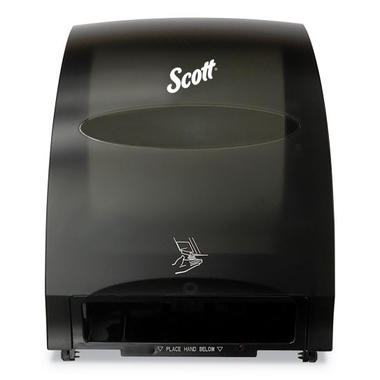 Essential Electronic Hard Roll Towel Dispenser, 12.7 x 9.57 x 15.76, Black 1