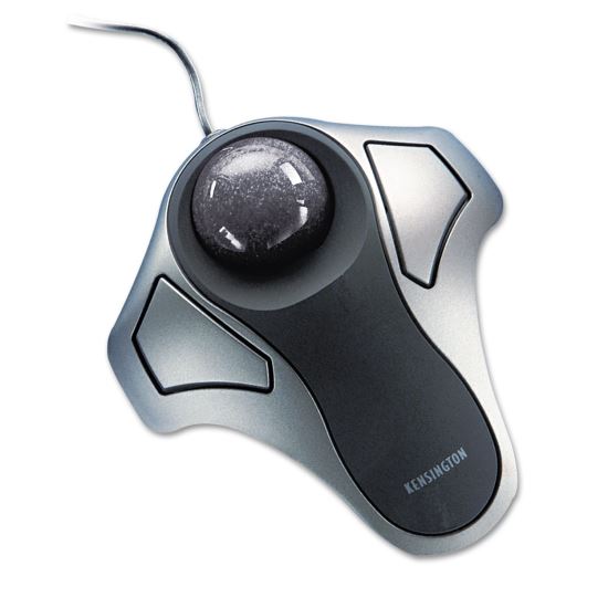 Orbit Optical Trackball Mouse, USB 2.0, Left/Right Hand Use, Black/Silver 1