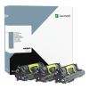 72K0FV0 Return Program Photoconductor Kit, 500 Page-Yield, Cyan/Magenta/Yellow 1
