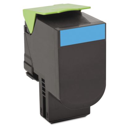 80C1XC0 Return Program Toner, 4,000 Page-Yield, Cyan 1