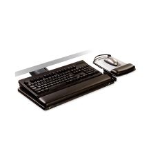 Sit/Stand Easy Adjust Keyboard Tray, Highly Adjustable Platform,, Black 1