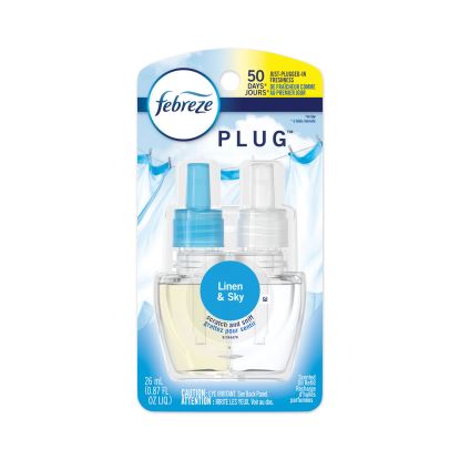 PLUG Air Freshener Refills, Linen and Sky, 0.87 oz 1