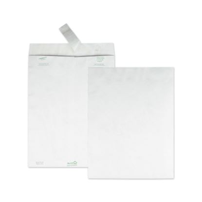 Lightweight 14 lb Tyvek Catalog Mailers, #13 1/2, Square Flap, Redi-Strip Adhesive Closure, 10 x 13, White, 100/Box 1