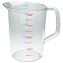 Bouncer Measuring Cup, 4 qt, Clear 1