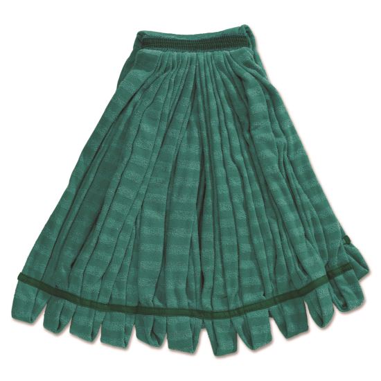 Tube Mop, Microfiber, Green, Medium, 5-in Green Headband 1