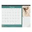 Pets Collection Monthly Desk Pad, Puppies Photography, 22 x 17, Black Binding, Clear Corners, 12-Month (Jan to Dec): 2023 1
