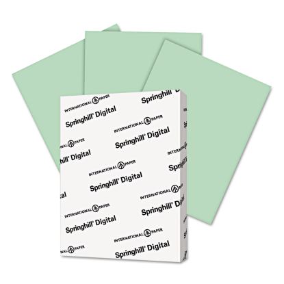 Digital Index Color Card Stock, 90lb, 8.5 x 11, Green, 250/Pack 1