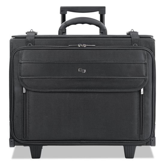 Classic Rolling Catalog Case, Fits Devices Up to 17.3", Polyester, 18 x 7 x 14, Black 1