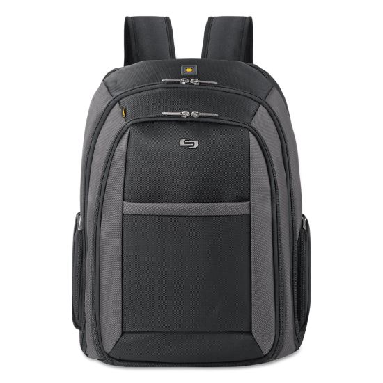 Pro CheckFast Backpack, Fits Devices Up to 16", Ballistic Polyester, 13.75 x 6.5 x 17.75, Black 1