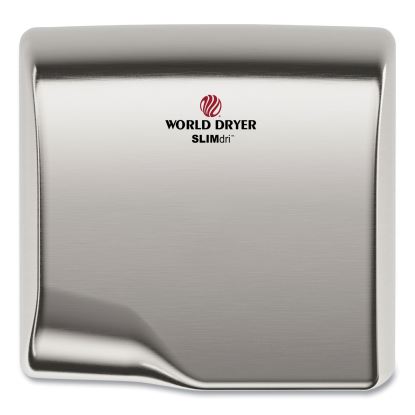 SLIMdri Hand Dryer, 110-240 V, 13.87 x 13 x 7, Brushed Stainless Steel 1