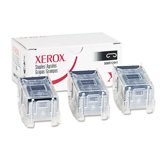 008R12941 Finisher Staples, 5,000 Staples/Cartridge, 3 Cartridges/Box 1