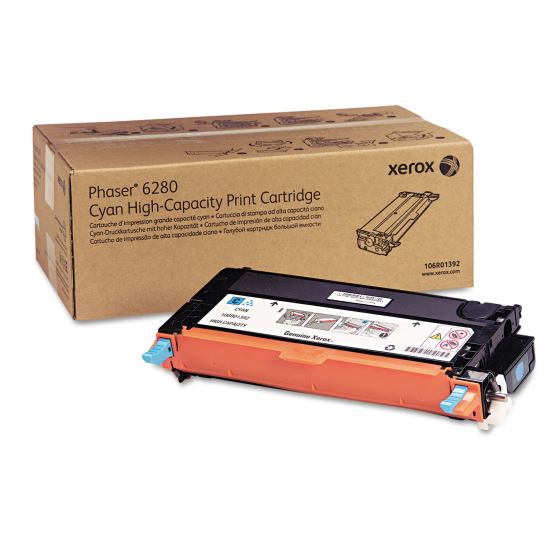 106R01392 High-Yield Toner, 5,900 Page-Yield, Cyan 1