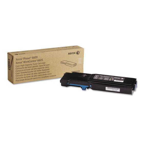 106R02225 High-Yield Toner, 6,000 Page-Yield, Cyan 1