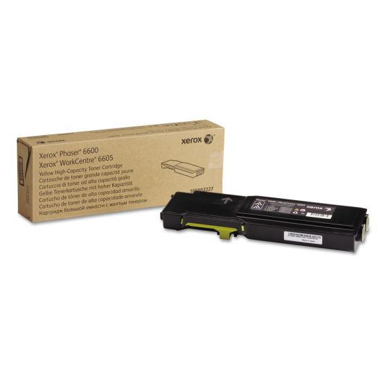 106R02227 High-Yield Toner, 6,000 Page-Yield, Yellow 1