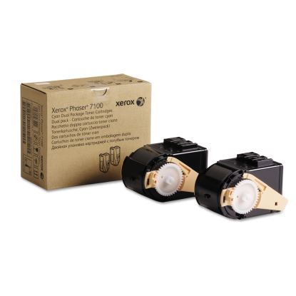 106R02602 Toner, 9,000 Page-Yield, Cyan, 2/Pack 1