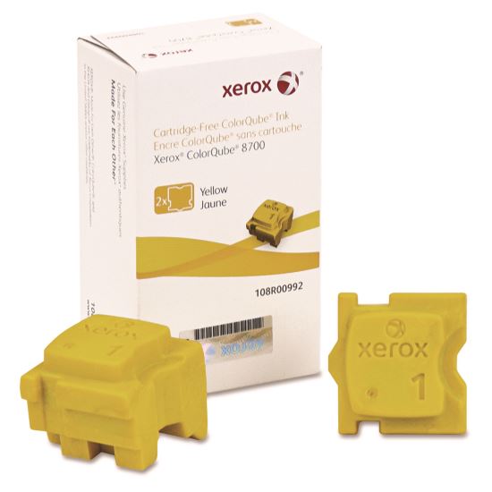 108R00992 Solid Ink Stick, 4,200 Page-Yield, Yellow, 2/Box 1