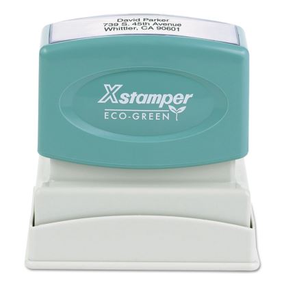 Custom Message Stamp, Pre-Inked, N12, 1 x 2 1